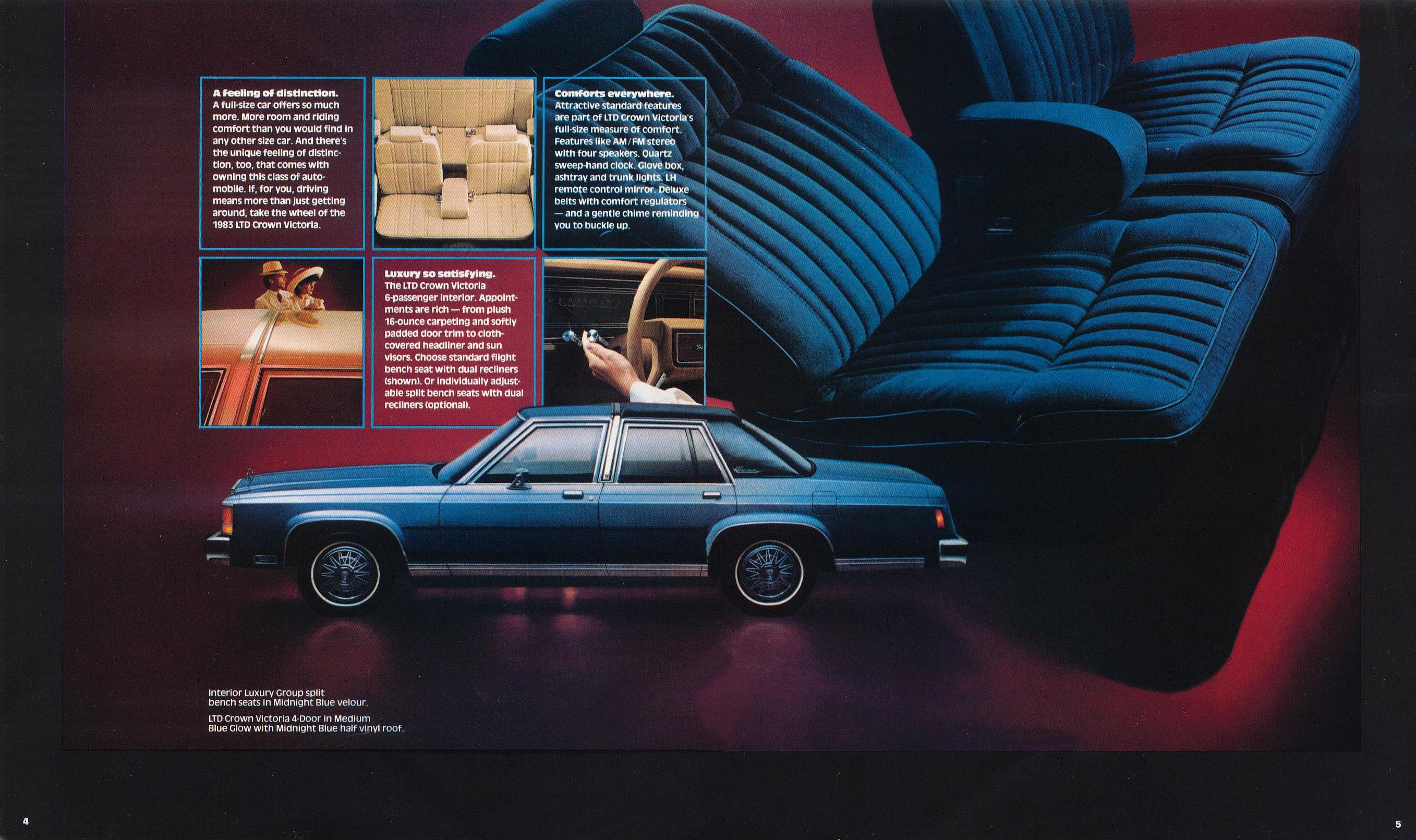 1983 Ford LTD Crown Victoria Brochure Page 9